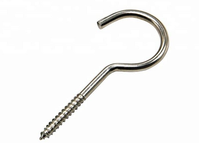 Carbon Steel Zinc Plated Open Eye Screws / Hook Screws - China Hook Screw