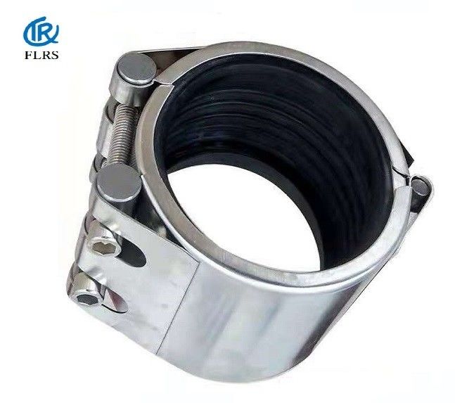 Stainless and Plastic Pipe Couplings Pipe Repair Clamp Joints